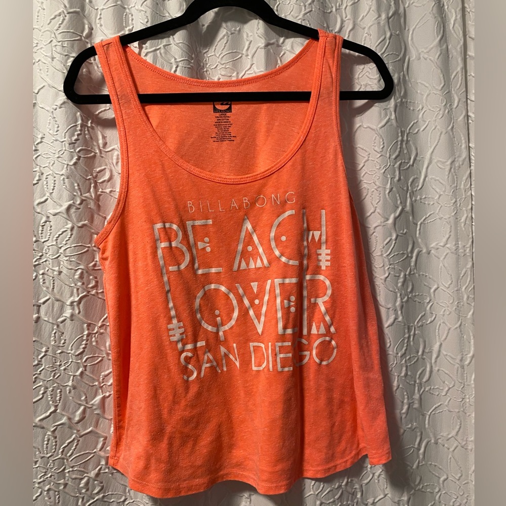 Coral tank top